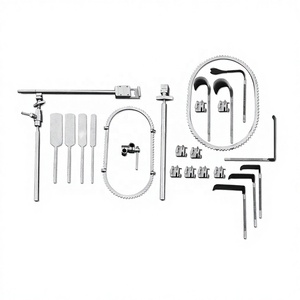 Juego de retractores Codman Bookwalter de acero inoxidable profesional, soporte completo para cama, instrumentos quirúrgicos, retractor montado en Mesa - Product Image 1