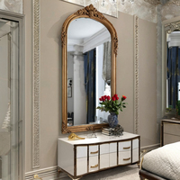 Grand miroir en bois massif avec cadre de 5 mm d'épaisseur pour votre maison. Utilisation en chambre à coucher, salon et appartement