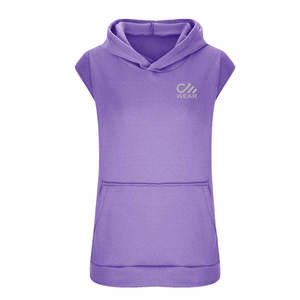 Wholesale Women <b>Sleeveless</b> <b>Hoodie</b> Gym wear Wholesale Custom Blank Pullover <b>sleeveless</b> <b>hoodie</b> Women - Product Image 1