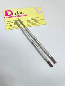 Poussoir à cuticules en acier inoxydable de qualité durable avec logo personnalisé Dissolvant de peaux mortes Poussoir de dissolvant de vernis à ongles pour Nail Art - Product Image 4