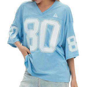Maillot de football américain surdimensionné surdimensionné de haute fabrication au prix de gros maillot de football américain surdimensionné sur mesure - Product Image 1