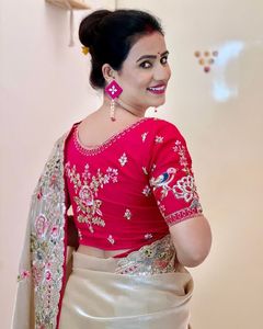 Fils à broder multiples en tissu lourd, codage et séquence de découpes fantaisie au travail avec bordure de tuyauterie - Product Image 2