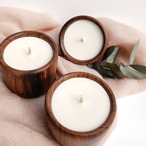 ที่วางแบบเรียบง่ายทำจากไม้โถแก้วเทด้วยมือเป็นมิตรกับสิ่งแวดล้อมของตกแต่งบ้านสำหรับคริสต์มาสกลิ่นหอมยาวนาน - Product Image 6