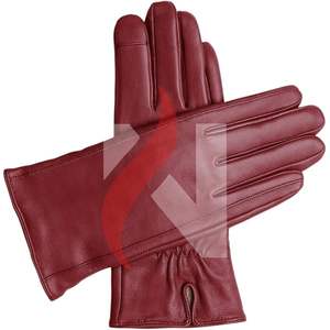 Gants d'hiver en cuir en gros à la mode et livraison rapide isolation thermique coupe-vent et protection parfaite contre le froid. - Product Image 3