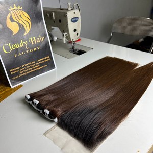 Precio al por mayor Recto #613 Color Vietnamita Cabello humano real Cutícula alineada Pelucas de cabello humano virgen crudo 2x6 HD Cierre de encaje - Product Image 2