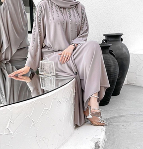 Elegant Embroidered Sleeves Abaya USA Best Selling Abaya Design Premium Quality Fabric Best Wholesale Prices - Product Image 5