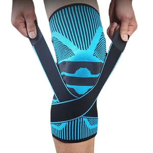 2024 MESS SPORTS Hot Sport Breathable <b>Elastic</b> Adjustment Knitted Neoprene <b>Knee</b> Pads & Wraps for Weightlifting Sale - Product Image 3