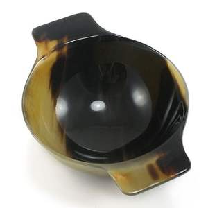 Bol de service en corne de Viking haut de gamme pour salade de fruits Bol de restauration de mariage d'hôtel au design de luxe pour les fêtes - Product Image 1