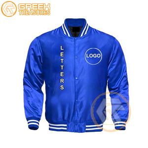 Chaqueta universitaria bordada de satén Phi Beta personalizada, ropa griega transpirable para hombres Sigma, chaquetas de tela al por mayor - Product Image 5