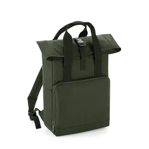 GRS Sustainable Roll-Top <b>Backpack</b> with Twin Handle Promotional Gadgets for Everyday Use - Product Image 3