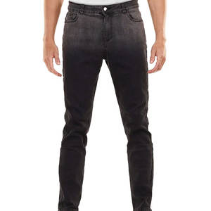 Pantalones vaqueros con diseño de logotipo personalizado para hombre, pantalón profesional transpirable con patrón sólido para invierno, precio bajo, servicio OEM a la venta - Product Image 1