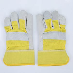 Guantes de Cuero Vacuno al por Mayor, Guantes Resistentes al Desgaste, Protección para Soldadura, Protección Laboral, Guantes de Cuero Vacuno con Diseño Personalizado - Product Image 4