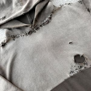เสื้อฮู้ดสวมหัวผ้าคอตตอน100% สำหรับผู้ชายขนาดใหญ่พิเศษพร้อมโลโก้ออกแบบได้เองสำหรับฤดูหนาว - Product Image 3
