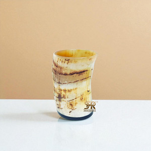 Meilleur vendeur en Inde Verre à bière en forme de corne au design élégant et unique pour les cadeaux et les occasions spéciales Tasses de luxe Emballage - Product Image 2