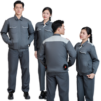 Chaqueta de Trabajo de Alta Visibilidad para Hombre, Tela TC, Duradera y Transpirable, Marca Vietnamita FMF, Gris