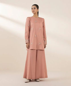 Kurtis courts indiens et pakistanais en soie Dobby Georgette brodée, imprimés, style décontracté, avec logo personnalisé, dernière collection, pour tenue de soirée - Product Image 2