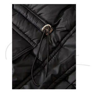 Chaleco Acolchado Personalizado para Mujer, con Capucha, Cierre de Cremallera, Ecológico, Cortavientos, Sin Mangas, Alta Calidad, Venta al Por Mayor - Product Image 4