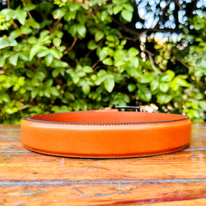 Ceinture décontractée réversible de qualité supérieure pour hommes finition Nikhil double ton pour boucle longueur personnalisée des deux côtés cuir véritable - Product Image 4