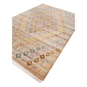 Tapis en laine noué à la main Erbe Large Area Ivory AKWL-1288, géométrique, pour salon, couloir, maison, voiture - Product Image 2