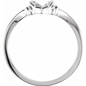 Stuller 14KW Heart Cluster <b>Ring</b> 10186:26322P Rose Gold Plated Inlay Fashionable Hip-Hop Style for Engagement - Product Image 2