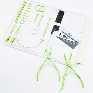 อุปกรณ์ต่อผมอเนกประสงค์แบบ3รูเคลือบผงสีเขียวอ่อนอุปกรณ์ต่อผมทำจากสเตนเลสทนทานออกแบบโลโก้ได้ตามต้องการ - Product Image 4