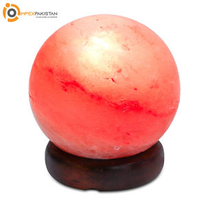 Lámpara de globo de sal del Himalaya IMPEX PAKISTAN, artesanía natural Rosa personalizada, técnica tallada a mano para una decoración elegante de la habitación - Product Image 2