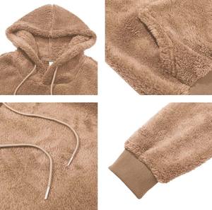 Sweats à capuche d'hiver en molleton 100% coton respirant pour hommes, couleur unie, logo personnalisé, grande taille pour hommes et femmes, offre spéciale pour l'hiver - Product Image 1