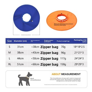 Collar Isabelino de Tela Oxford para Mascotas, Postoperatorio, Impermeable, Antiarañazos, Protector para Perros Grandes, Anti-Lamido - Product Image 6