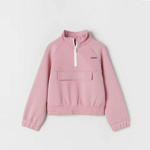 Sudaderas de Alta Calidad con Media Cremallera para Niñas, Precio Económico, Colección de Invierno, Diseños de Moda, Sudaderas Ecológicas de Tendencia - Product Image 4