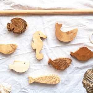 Jeu de blocs en bois artisanal - jeu de puzzle - jeux éducatifs pour enfants - jeux d'animaux - Product Image 3