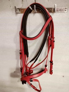 Bride Indorace en cuir durable avec ajustement réglable et équipement équestre d'entraînement et d'équitation confortable pour chevaux - Product Image 2