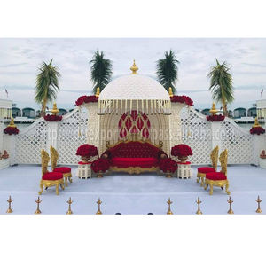 ชุดรูปแบบโมรอคโคสีขาวหรูหราหรูหราสง่างามเวทีลอนดอนสินค้าขายดีน้ำหนักเบาของตกแต่งเวทีออกใหม่ - Product Image 1