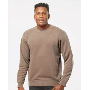 Nueva sudadera personalizada 3D estampado en relieve liso cuello redondo suéter hombres en relieve Logo sudadera - Product Image 4