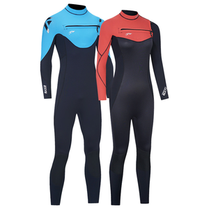 Combinaison de surf pour femmes de qualité supérieure en gros, 3/2 mm, combinaison de plongée pour hommes, combinaison de body-surf, fermeture éclair sur la poitrine, néoprène coupe-vent pour hommes et femmes - Product Image 3