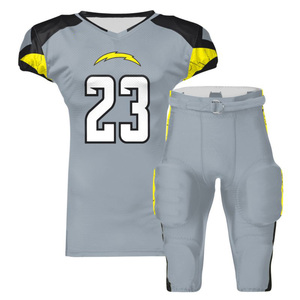Nueva Llegada Conjuntos de Camisetas de Fútbol Americano para Adultos, Impresión Digital Personalizada, Transpirables, Manga Corta, Uniformes de Fútbol Americano de Verano - Product Image 5