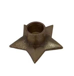 Vente en gros de bougeoirs décoratifs pour la maison en aluminium bougeoirs de style moderne avec finition en laiton personnalisés - Product Image 2