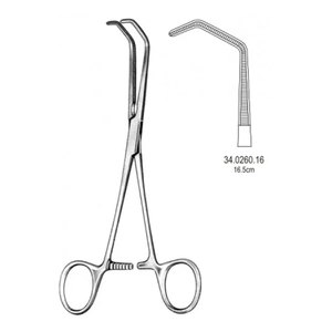 DeBakey Beck Vena Cava Clamp 16,5 cm Quirúrgico Cardiovascular Oclusión Torácica Cirugía Vascular Instrumentos Médicos - Product Image 1
