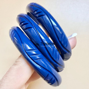 Brazalete de moda de resina Funky hecho a mano para adolescentes, regalo de joyería Tradebyd de moda - Product Image 3