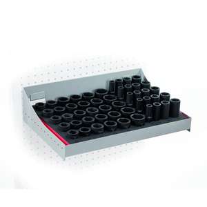 Usag 50-Piece <b>Impact</b> <b>Socket</b> Shelf Tool Cabinets Product Line - Product Image 1