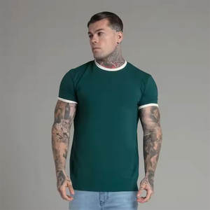 2025 Camiseta de manga corta Vintage Unisex nueva llegada logotipo personalizado peso pesado 100% algodón Top moda alta venta para hombres - Product Image 3