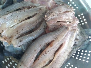 หัวงูกึ่งแห้งมาตรฐานส่งออกจำนวนมาก
