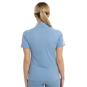 Nouvelle conception Chemise d'équitation vintage en tricot pour femmes Manches courtes Tissu en toile d'équitation Personnalisable Vente en gros pour femmes - Product Image 6