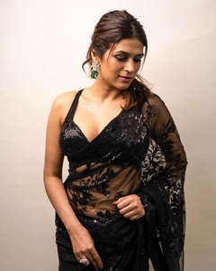 Boutique Indian Sari Ladies Wedding Designer Fancy Georgette Sequence Bordado Saree High Wholesale Surat Pakistani Ethnic - Product Image 6