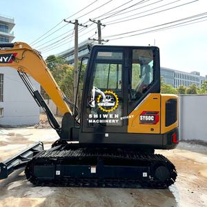 SHIWEN NOUVEAU SANYSY60 mini excavadora SANY SY60c SY55c SY75c SY95c pelle sur chenilles prix pelle basse 6 tonnes SANY SY60 en vente - Product Image 4