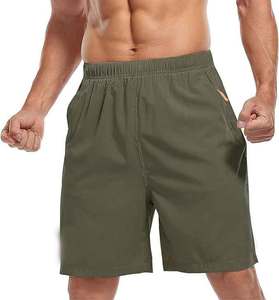 Pantalones cortos personalizados baratos de poliéster con cordón interior para hombre, pantalones de chándal, ropa deportiva para hombre, ropa deportiva para gimnasio, pantalones cortos - Product Image 6