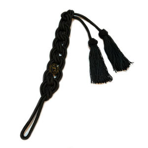 Nueva Llegada 100% Poliéster Cincture Cord Trending Black Custom Pectoral Cross para Bolsas Prendas Textiles PARA EL Hogar con Acabado Recubierto - Product Image 1