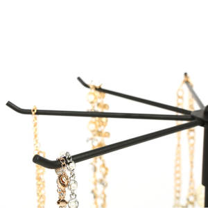 Porte-bijoux en métal personnalisé Porte-bijoux de haute qualité le plus vendu dernier design de l'Inde à un prix raisonnable enduit noir - Product Image 2