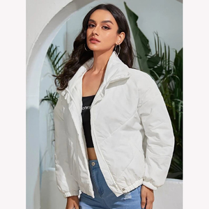 2026 New Women's Customized Puffer <b>Jackets</b> Wholesale Casual Outerwear with Custom Logo - Product Image 1