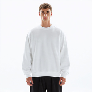 Sudadera de Forro Polar Grueso para Hombre, Estilo Holgado con Hombros Caídos, Ropa Casual de Calle para Invierno - Product Image 5