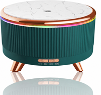 Diffuseur d'huiles essentielles 500 ml pour la maison, 7 couleurs changeantes, 3 modes de brumisation, humidificateur d'air portable mini ultrasonique 500 ml